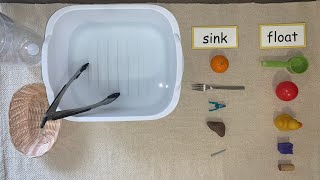 Montessori Science - SINK AND FLOAT