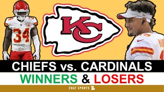 Kansas City Chiefs Winners & Losers vs. Cardinals: Darwin Thompson, Patrick Mahomes + CEH Injury
