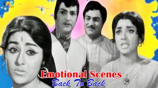 NTR Pavitra Hrudayalu Movie Emotional Scenes Back To Back | Jamuna, Chandrakala, Gummadi