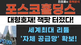 [포스코홀딩스] 세계최고의 기업이 될겁니다.장기투자하세요. 100배 수익납니다!  #포스코홀딩스 주가전망 #양극재 #에코프로 #포스코퓨처엠  #진프로    #무료추천주 #포스코엠텍