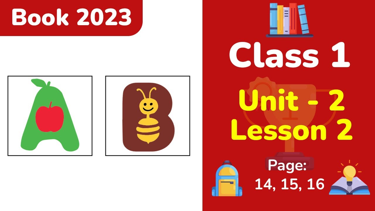 Class 1 English | Unit 2 | Lesson 2 | AA-bB (Book 2023) - YouTube