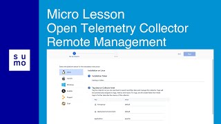 Microlesson: Open Telemetry Collector Remote Management