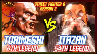 SF6 ▰ TORIMESHI ( DHALSIM ) VS ITAZAN ( ZANGIEF )  ▰ HIGH LEVEL GAMEPLAY