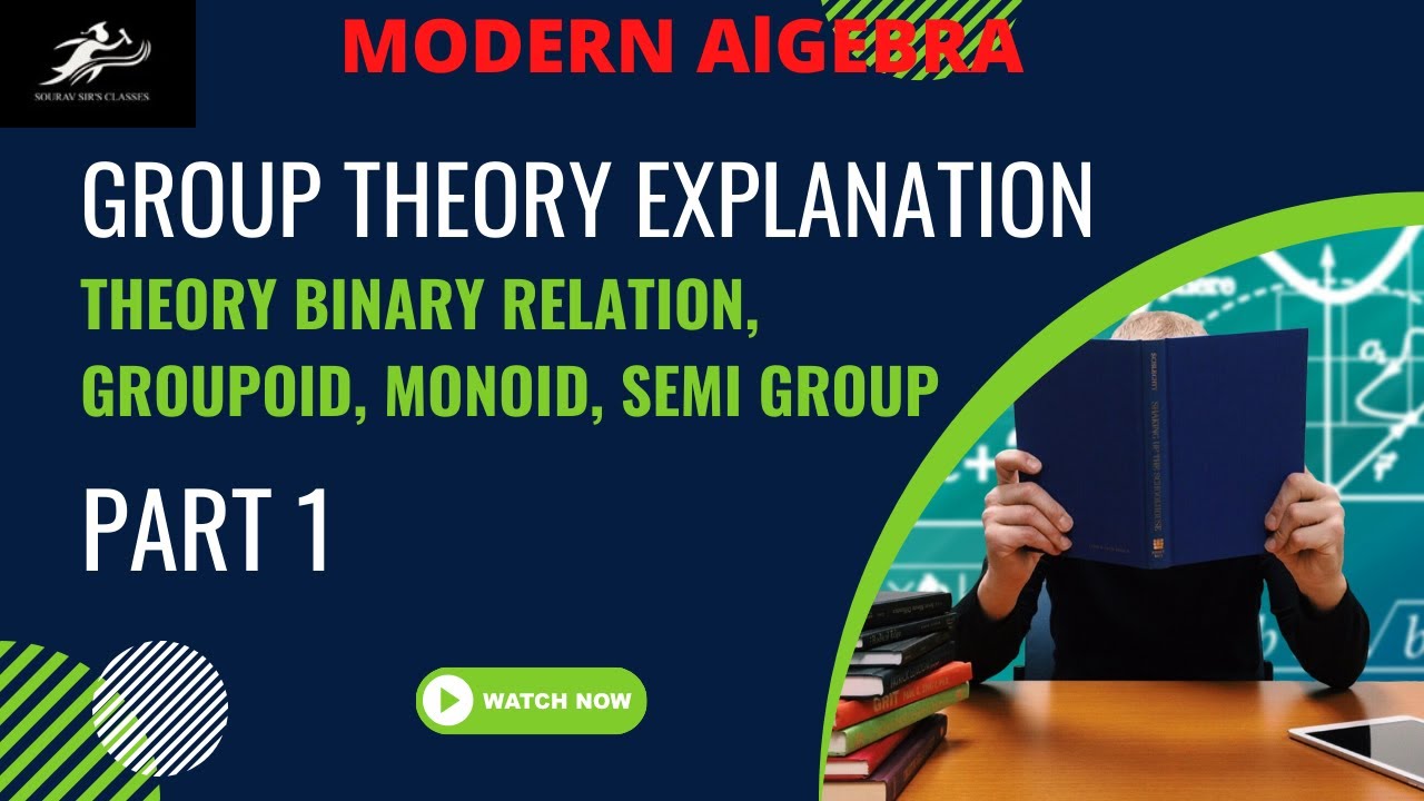 Group Theory Explanation | Theory Binary Relation, Groupoid, Monoid ...