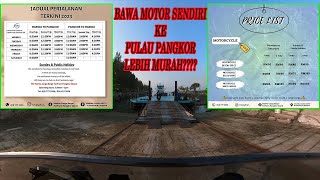 Cara Bawa Kenderaan ke Pulau Pangkor | Bawa Motor Sendiri ke Pulau Pangkor lebih jimat???