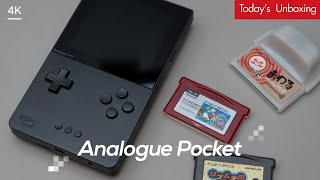 Analogue Pocketがやっと届いた！ミニマルなゲームボーイでレトロゲームに浸る...。【開封レビュー】