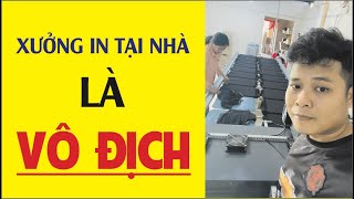 Giới thiệu về 1 xưởng in tại nhà cho những người mới khởi nghiệp