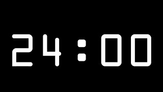 24 Minute Timer with Alarm (Count Up Stopwatch)
