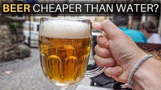 BEER is Cheaper than Water? (PRAGUE, CZECH REPUBLIC)