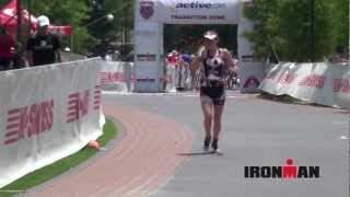 Caitlin Snow Speedy 'Bike to Run' Transition Ironman Texas 2012