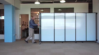 Creating Space in Seconds with Versare's StraightWall Sliding Room Divider