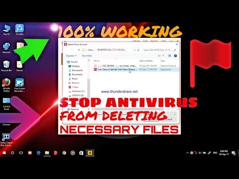 How to prevent antivirus from deleting files you need(100% working)