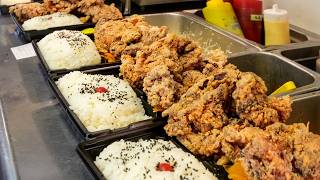 Sold Out Instantly! 300kg of Fried Chicken Sold Out Every Day at This Mega Bento Shop!