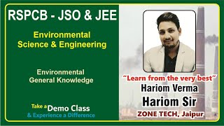 RSPCB - JSO & JEE : (Online Classes & OTS for Environmental Science & Engineering) By Hariom sir