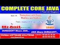 Core Java Declarations with Access Modifiers and Modifiers structure of the java source file