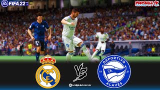 FIFA 22 | Real Madrid vs Deportivo Alaves | La Liga 2021/22 | Gameplay