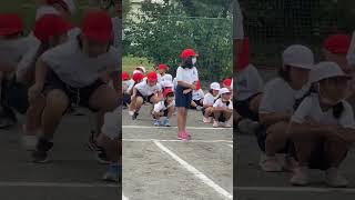 バリラの50メートル走！ Bareera running on sports day “50 meter race \