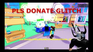 How to donate INFINITE robux in Pls Donate (HUGE GLITCH) #shorts #roblox #freerobux