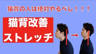 【猫背改善】簡単ストレッチで猫背を解消する方法