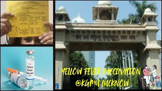 Yellow Fever Vaccination at KGMU(King George Medical University)Lucknow(2024)|Health Vlog|Lucknow|UP