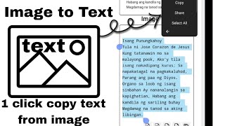 2024 | PAANO KOPYAHIN ANG TEXT SA IMAGE IN ONE CLICK | HOW TO COPY TEXT FROM IMAGE IN ONE CLICK COPY