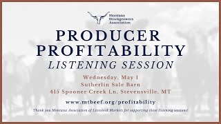 Producer Profitability Listening Session | Sutherlin Sale Barn