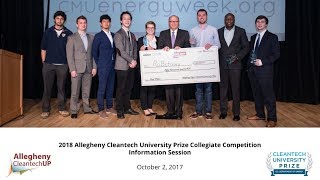 Allegheny Cleantech University Prize Competition Information Session