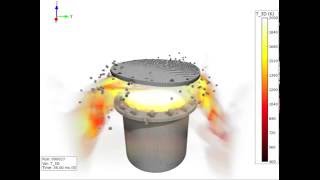 ガス爆発による構造体破壊の数値シミュレーション