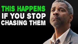 WHAT THEY FEEL WHEN YOU STOP LOOKING FOR THEM (Make Them Miss You) | Denzel Washington Motivation