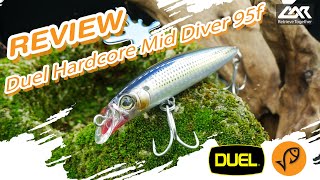 Duel Hardcore Mid Diver 95f  ][  Lure Action Review Channel