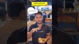 Viral Vada Pav Girl v/s Duplicate Vada Pav Aunty Honest Review💯🤢 #viral #streetfood #trending #short