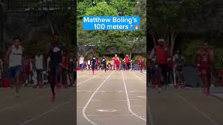 A close look at Matthew Boling’s 100 meters 👀