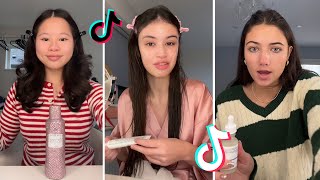 Makeup Tutorial Tiktok Compilation - Grwm For Christmas ❤️(Skincare, Makeup, Outfits) 1128🥰