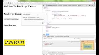 JAVASCRIPT INCREMENT OPERATOR DEMO