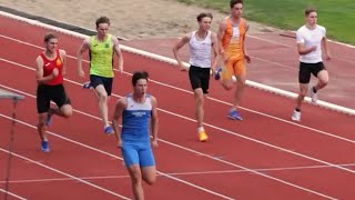 Žiga Božič (SLO) 200 m Boys U18 21.72 1st Place National Championships Nova Gorica 2024