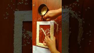 Photo Frame Making At Home With Cardboard and Color Papers / DIY Photo Frame #shorts #shortsvideo