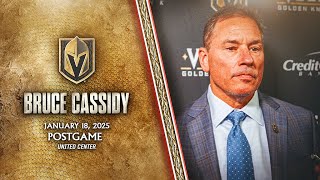 Bruce Cassidy Postgame 1/18: Not Putting Out Fires \u0026 Limiting The Damages