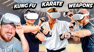 3 Martial Arts Experts try VR Fighting