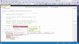 DevExpress CodeRush: Convert To Initializer