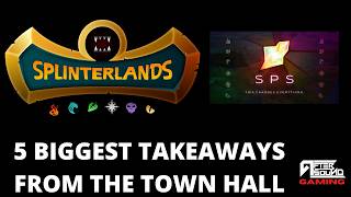 5 BIGGEST TAKEAWAYS FROM THE SPLINTERLANDS TOWN HALL (MAY 2026)