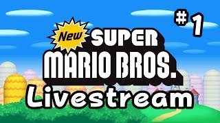 New Super Mario Bros. DS Livestream (Part 1: Worlds 1-4, Minigames)