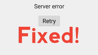 Google Play Store Server Error Fixed!!