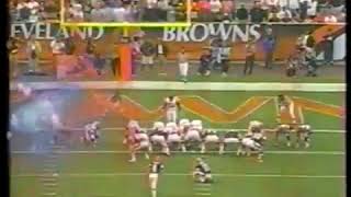 Phil Dawson scores TD on fake field goal - Bengals @ Browns 1999