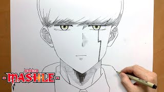 How to Draw MASHLE from Mashle Magic and Muscles I step by step I draw anime I Sketch