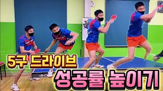 [눈높이 탁쳐]🏓 3구 5구 드라이브 자꾸 실수를 해요⁉️