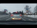 driving in lithuania. panevėžys 2023.02.26