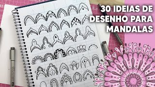 30 IDEIAS PARA MANDALAS, PÉTALAS E PADRÕES PARA INICIANTES | Taty Alencar