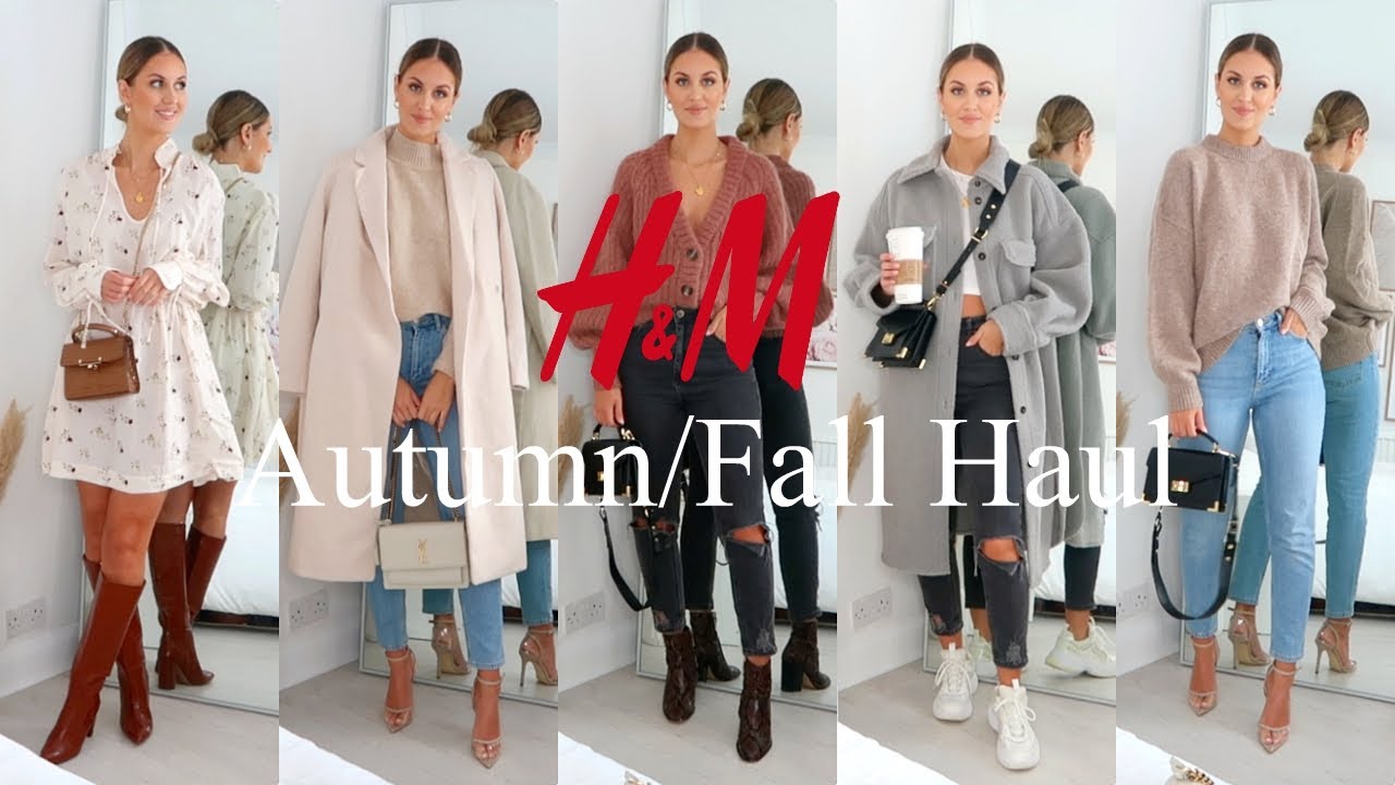New In H M Autumn Fall Try On Haul Styling Youtube