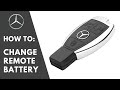 SAFE AND EASY - Mercedes Benz key fob battery replacement - DIY - 3 button