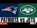 Jets vs Patriots Live Stream Scoreboard, NFL Play by Play and Highlights Week 3 | NFL LIVE